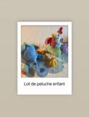 Peluches poule & éléphant