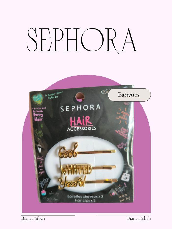 Barrettes Sephora à message - photo numéro 1