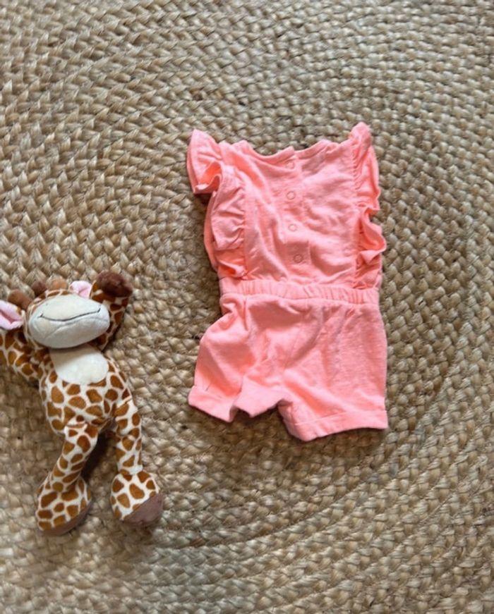 Combishort bébé fille tape à l'œil - photo numéro 2