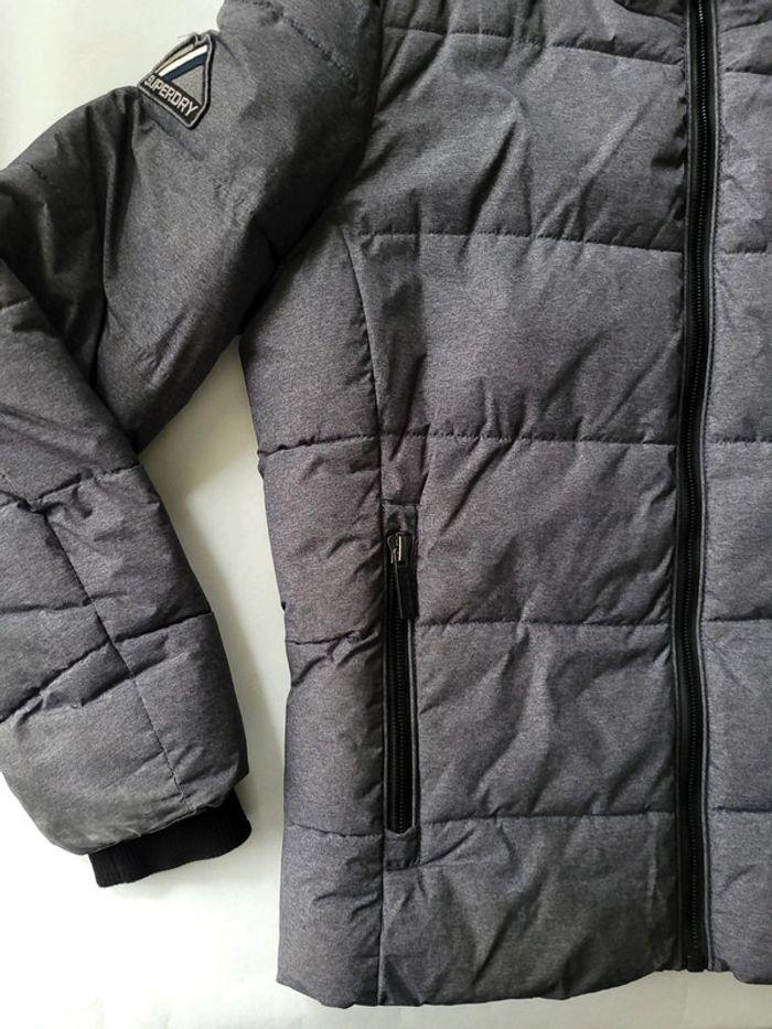 Doudoune Superdry Sports Puffer Black Marl - photo numéro 6