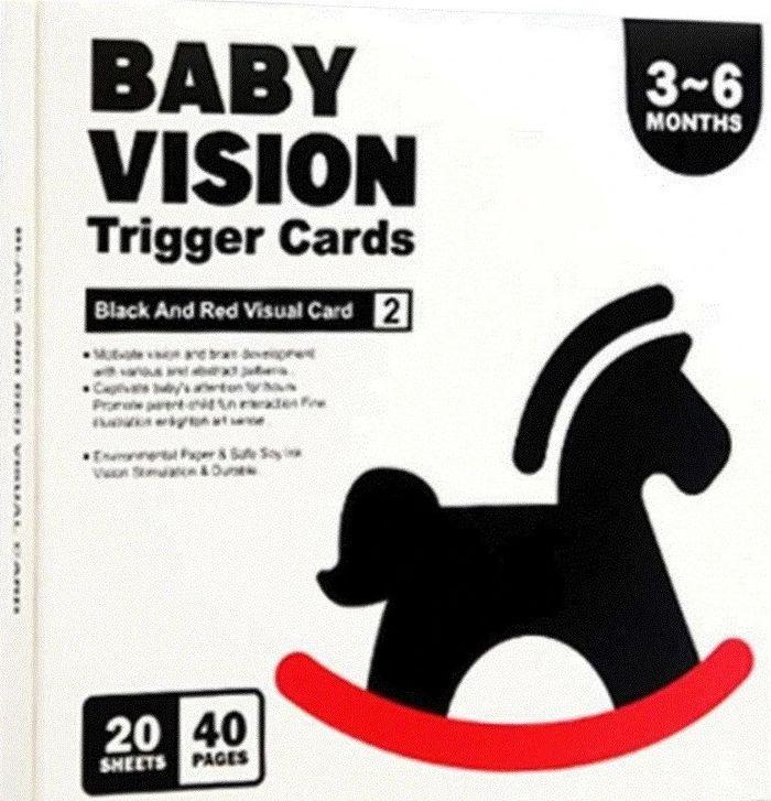 🎨 Cartes Flash Baby Vision 40 Motifs Stimulants 👶 Développement Cognitif 3-6 Mois - photo numéro 2