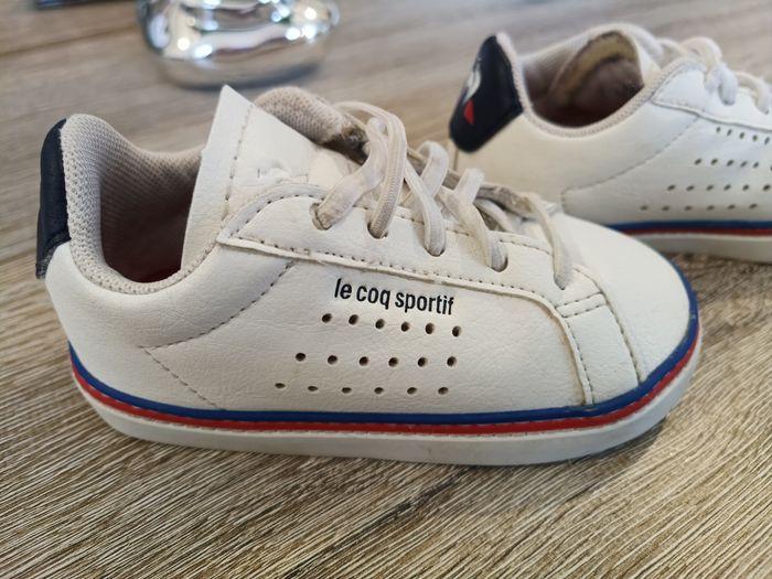 Basket Coq Sportif blanche 23 - photo numéro 1