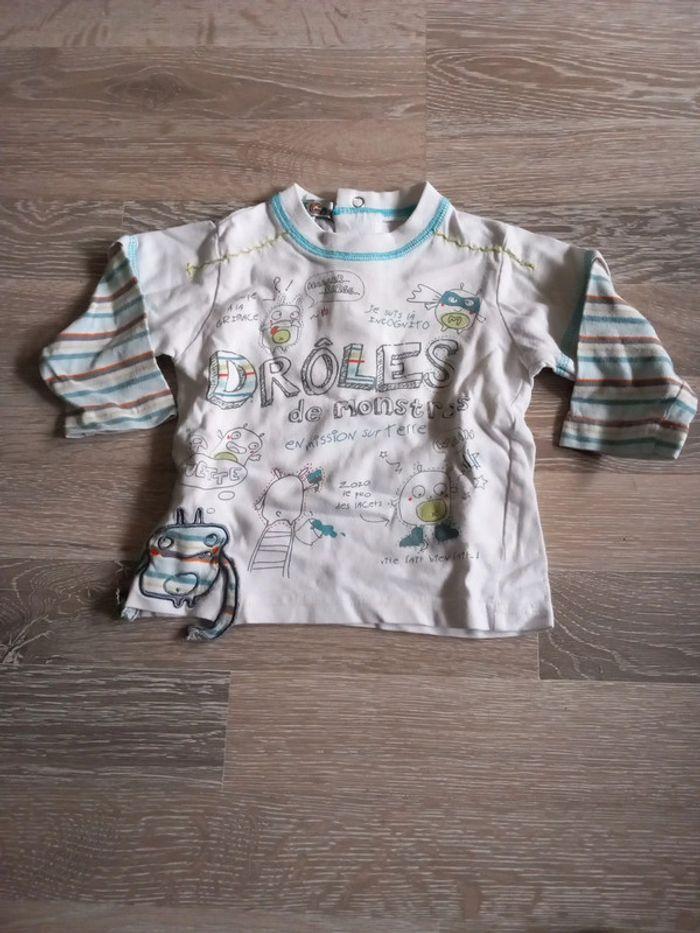 T-shirt manches longues 👶👶 - photo numéro 1