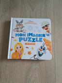 Livre Mon Imagier Puzzle - Disney Baby