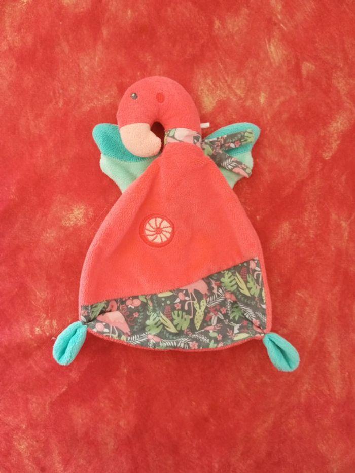 Doudou flamant rose Pusblu - photo numéro 1