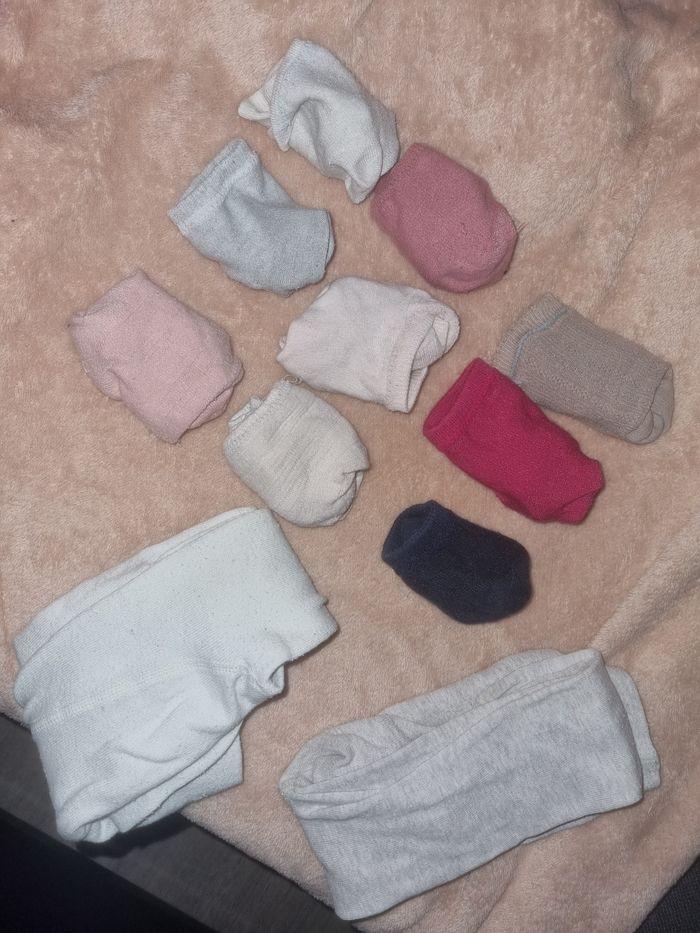 Lot de chaussettes + collants