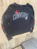 T shirt manches longues converse taille 12 ans