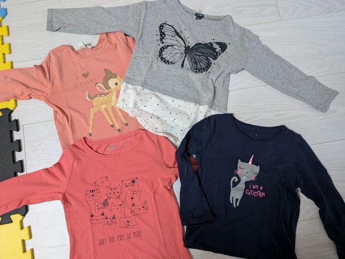 Lot de 4 sous pull fille 5 ans