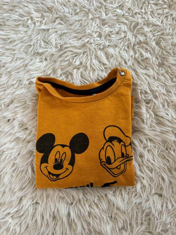 Joli teeshirt manches longues Disney taille 23 mois - photo numéro 3