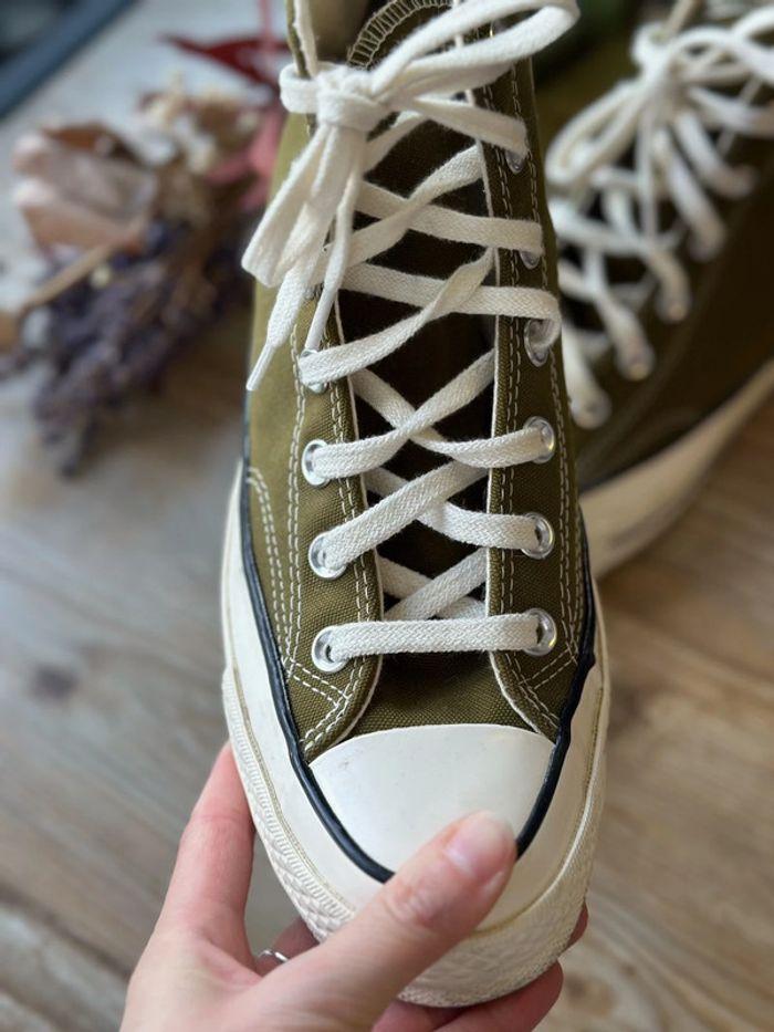 Converse Chuck 70 montantes vert olive - Taille 38 - photo numéro 7