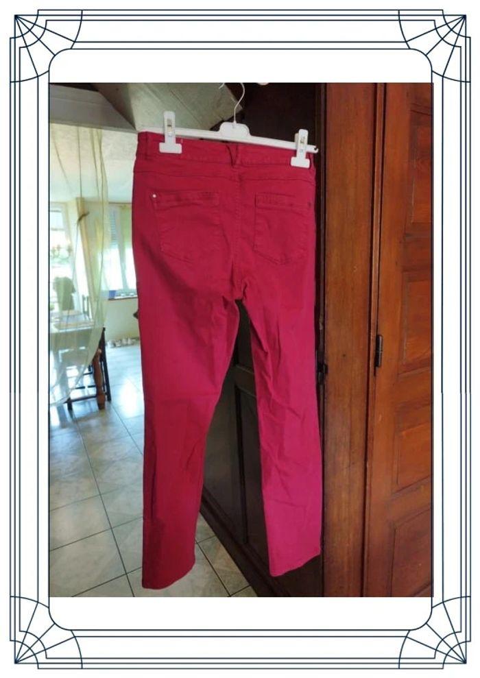 Jeans bordeaux droit Grain De Malice L/40 - photo numéro 7