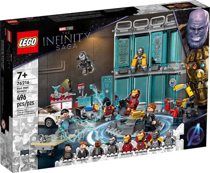 LEGO Marvel : 76216  - L’armurerie d’Iron Man- NEUF