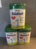 3 pots de lait Blédina Blédilait