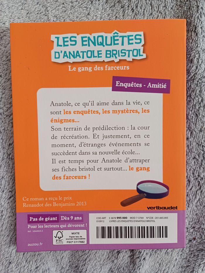 2 livres "Les enquêtes d'Anatole Bristol" - photo numéro 3