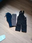 Lot 3mois pantalon et salopette Kimbaloo