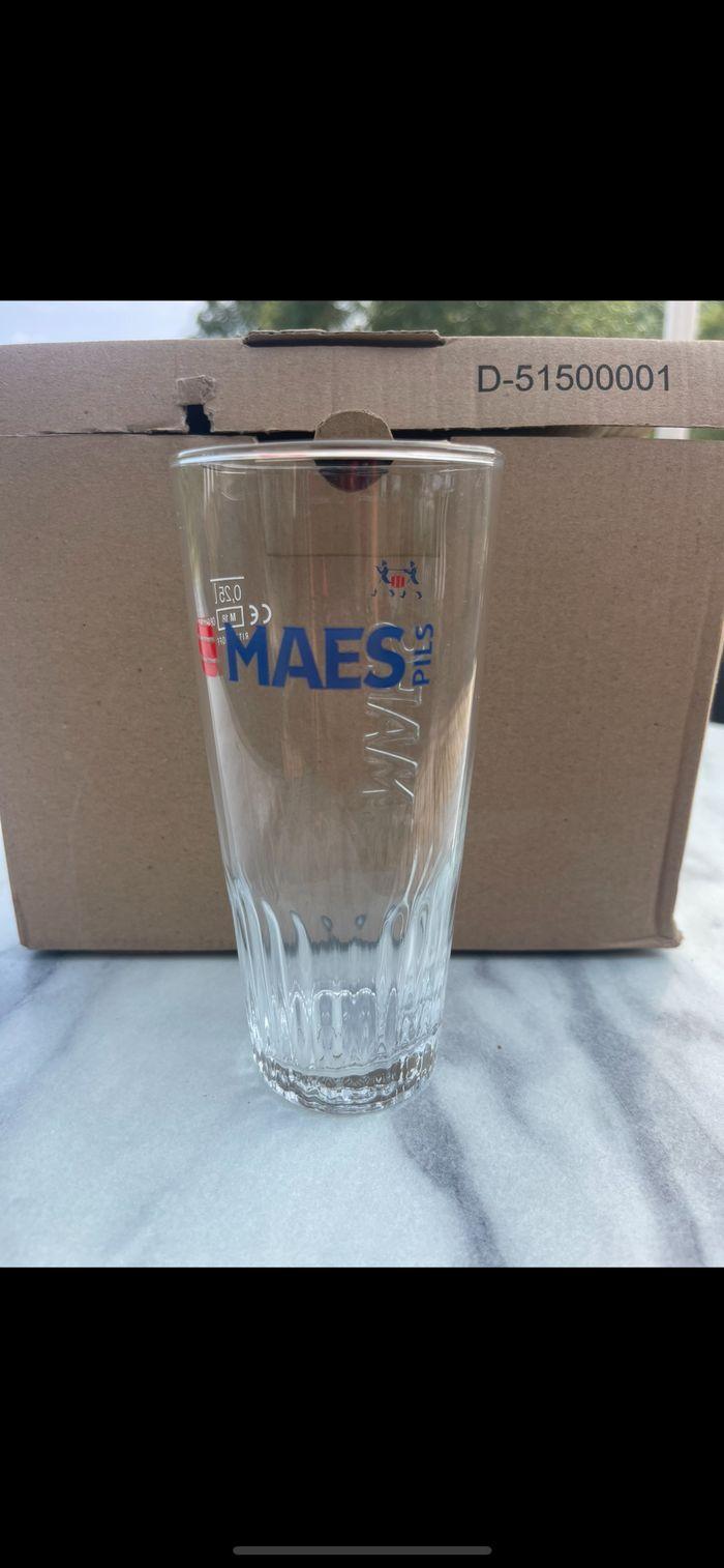 6 verres maes 25cl neuf - photo numéro 1