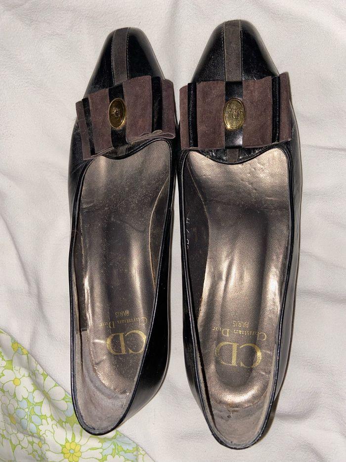 Escarpins cuir vintage DIOR