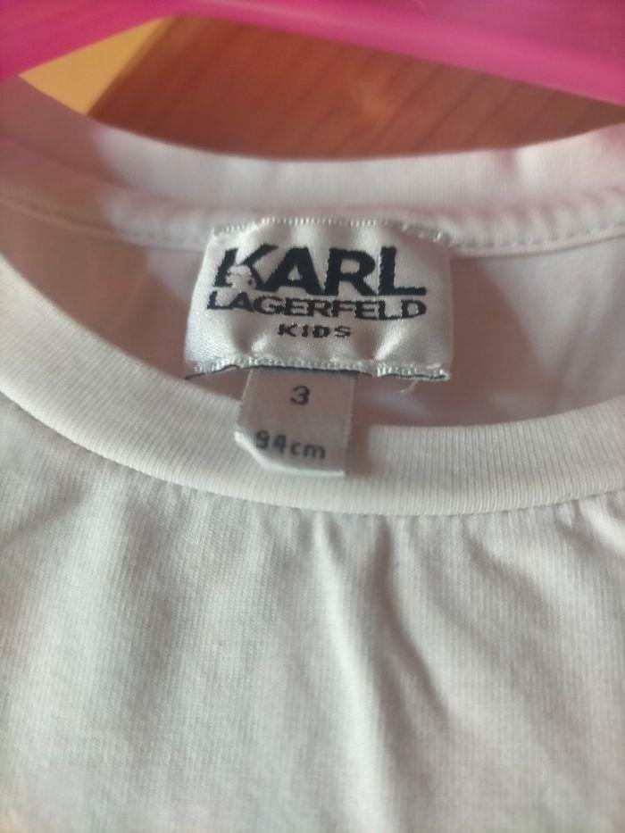 Joli tee shirt Karl Lagerfeld 3 ans - photo numéro 2