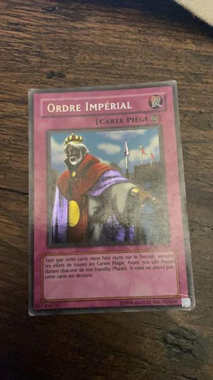 Carte Yu-Gi-Oh! : Ordre impérial - SDP-F104 (Secret Rare) - photo numéro 1