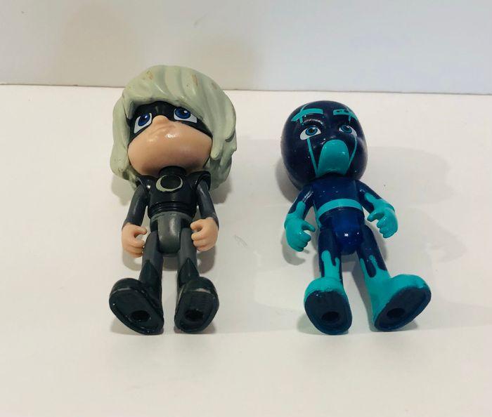 PJ Masks Pyjamasques Lot de 2 figurines Sorceline Ninjaka Gluglu Bibou Yoyo Romeo Armadylan pjmasks SOP77 - photo numéro 5