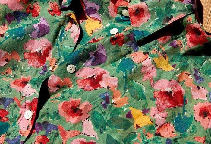 Chemise taille 36 légère verte à imprimé floral - photo numéro 4