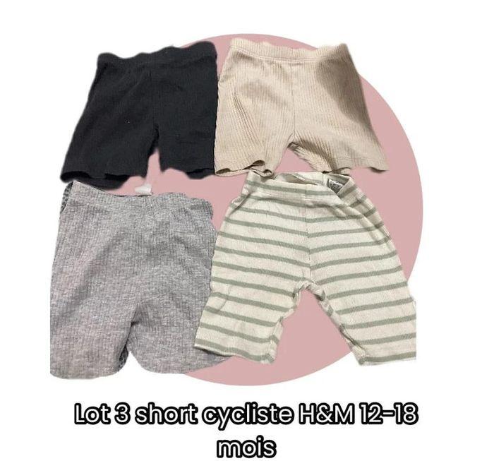 👶 lot short cycliste très bon état 12/18 mois 👶 - photo numéro 1