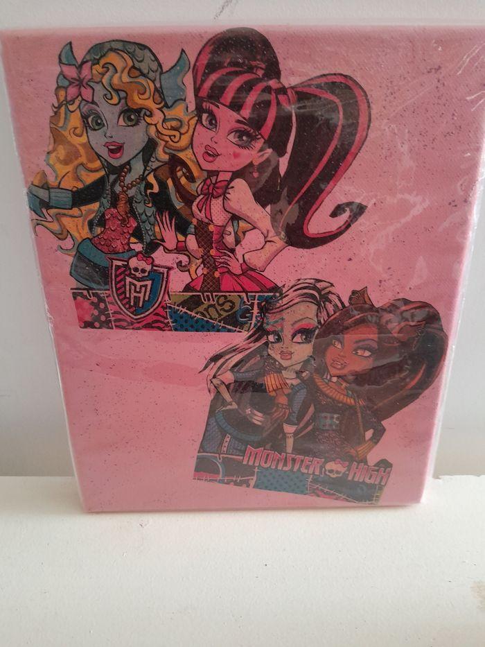 Tableau monster high et paillettes - photo numéro 1