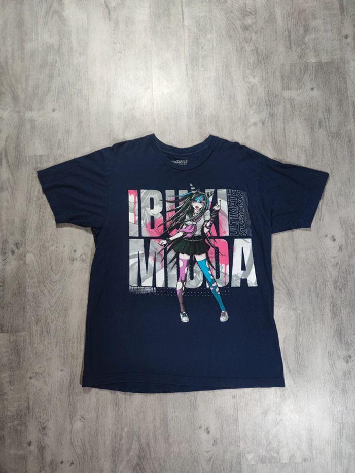 T-shirt Ibuki Mioda Dangan Ronpa Vintage Bleu Marine Taille L Homme - photo numéro 1