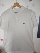 Polo Lacoste blanc