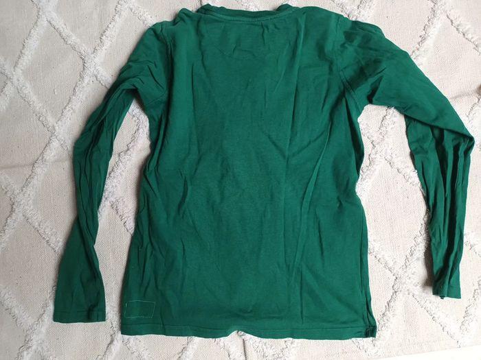 T-shirt longues manches vert - photo numéro 3