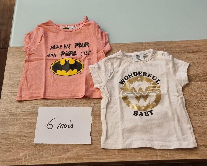 Lot de 2 t-shirts manches courtes