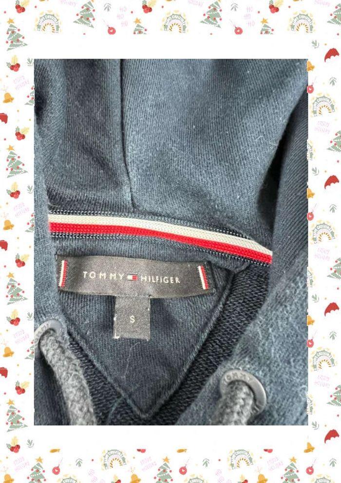 👕 Veste Tommy Hilfiger logo brodé Bleu Marine Taille S 👕 - photo numéro 7