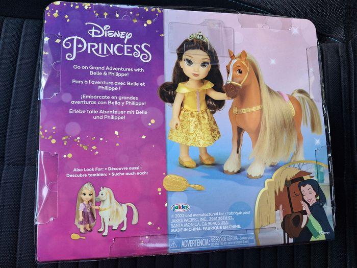 Disney princesse belle et son cheval philibert neuf - photo numéro 2