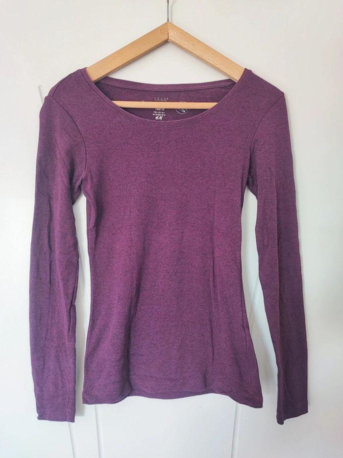 Pull Bordeaux h&m