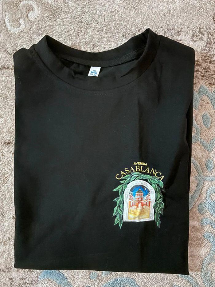 T-shirt casablanca noir neuf taille S - photo numéro 2