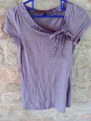 T-shirt mauve