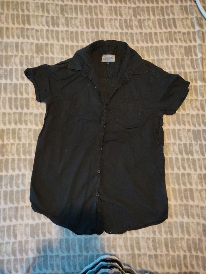 Chemise manches courtes noir Kaporal taille 36 - photo numéro 1