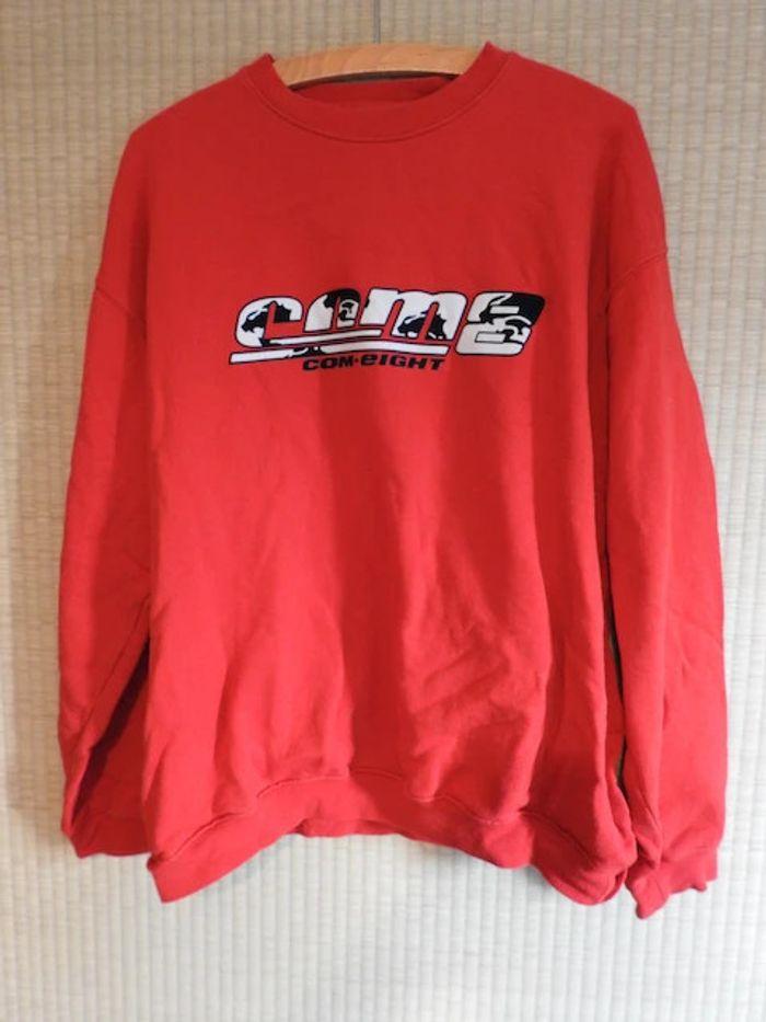 Pull com-eight rouge - taille L/XL - photo numéro 2