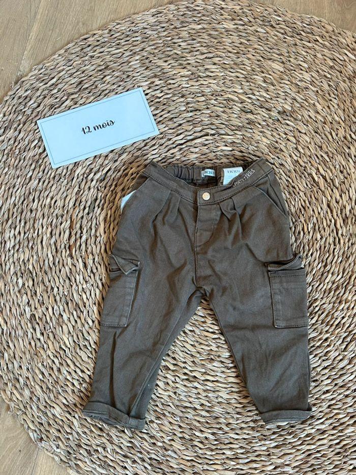 Pantalon kaki IKKS - 12 mois - photo numéro 2