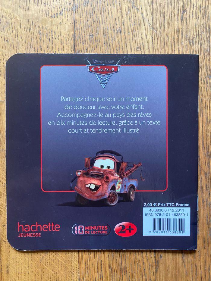 Lot de 3 livres Cars 2 Flash McQueen dont 1 livre CD - photo numéro 2