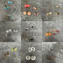 Lot paires boucles d’oreilles