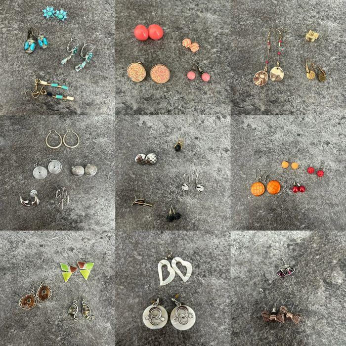 Lot paires boucles d’oreilles - photo numéro 1