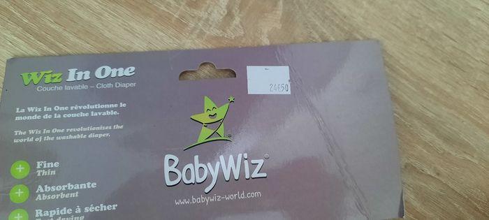 Couche  et 2 inserts lavables BabyWiz - photo numéro 3