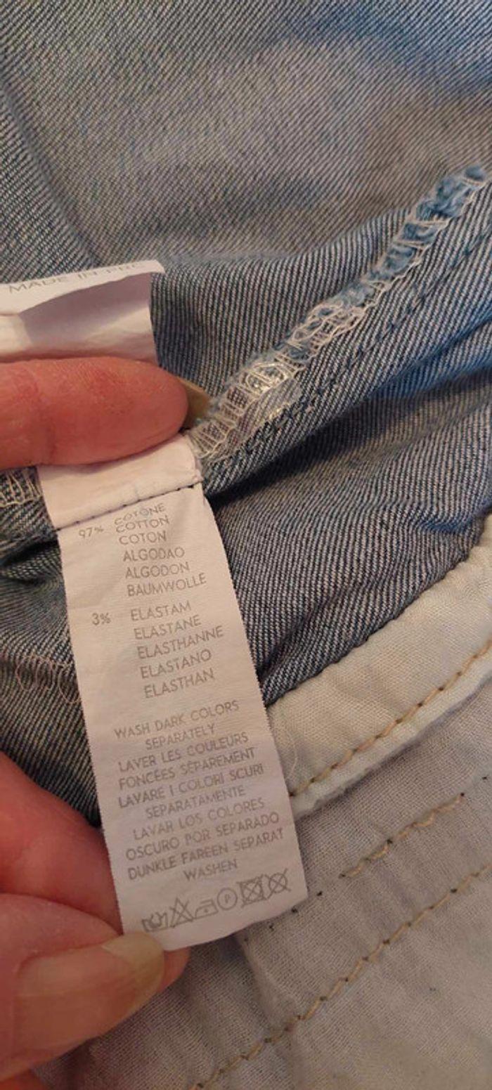 Belle veste femme en jean délavé Cloothes 38 M comme neuve - photo numéro 5