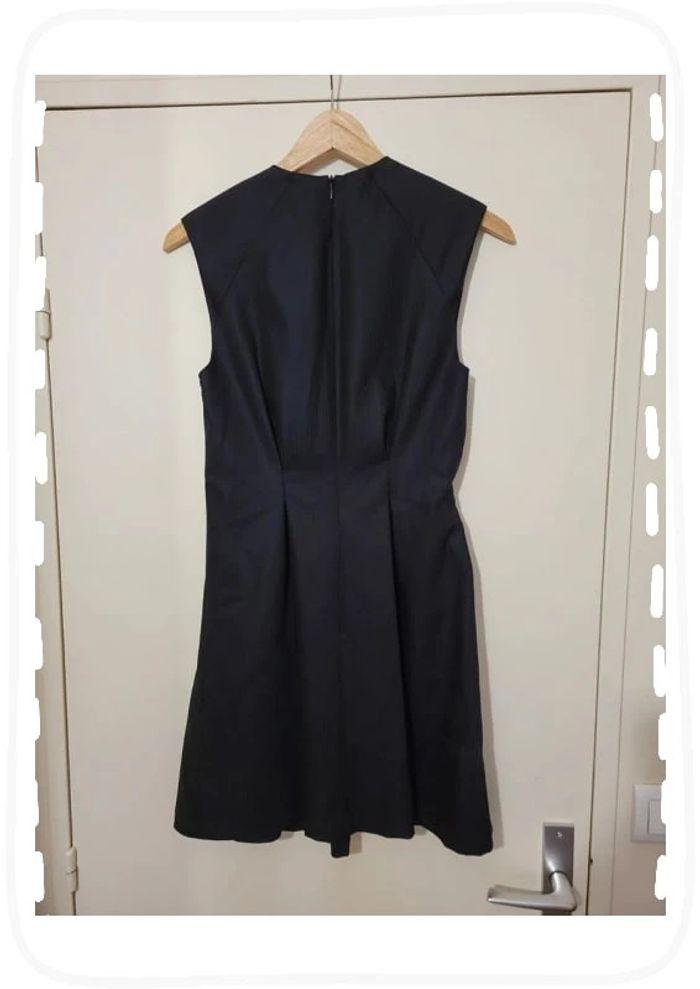 robe noire Sandro en laine vierge noir taille S - photo numéro 2