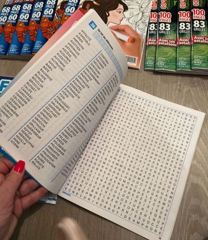 Magazine mots fléché / mot mélangées / sudoku … - photo numéro 8