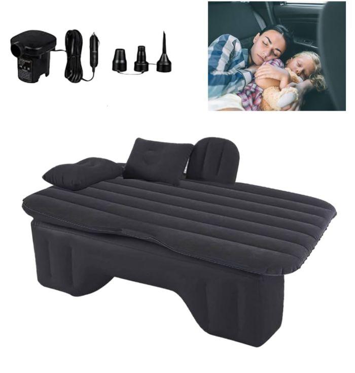 Lit de voiture matelas gonflable pour siège arrière de voiture, lit de couchage de voiture, lit de couchage de voiture pour camping, randonnée, voyage, lit pour chien ou chat - photo numéro 1