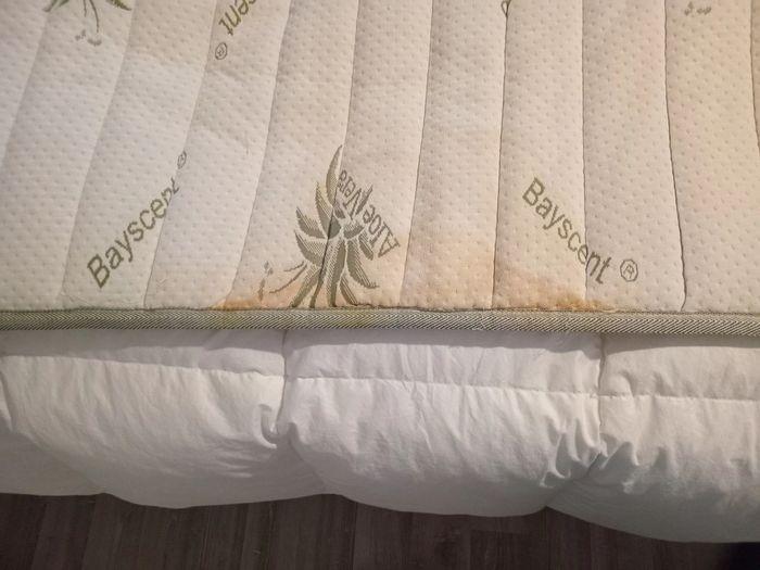 Surmatelas woolmark aloe vera laine vierge - photo numéro 3