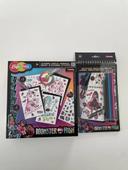 Lot blopens et carnet de styliste monster high