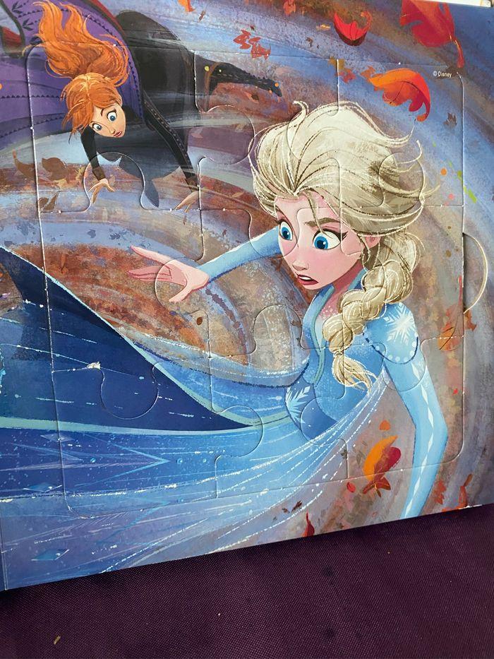 Livre puzzle 5 puzzle reine des neige frozen II Disney - photo numéro 4